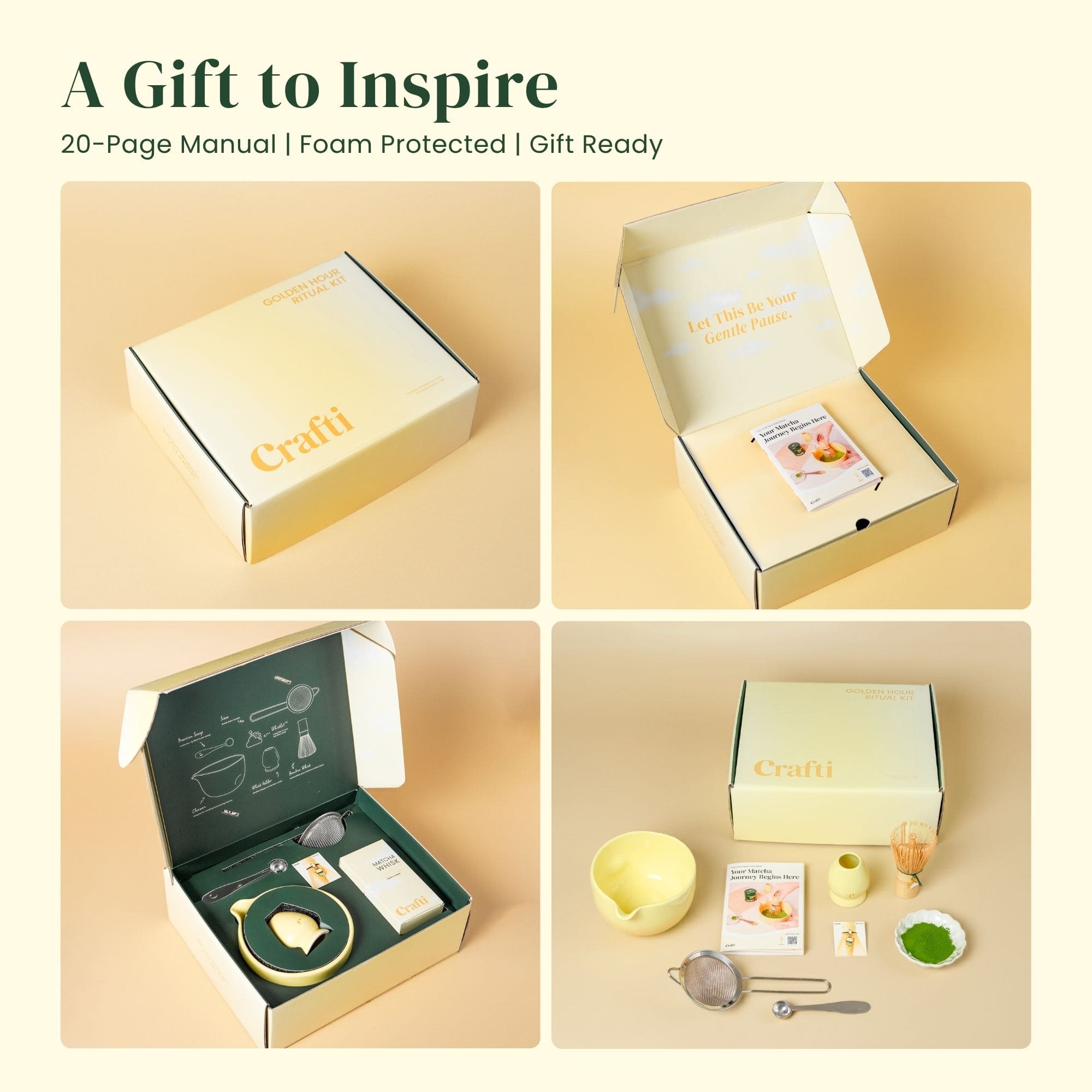 Golden Hour Kit + FREE Ceremonial Uji Matcha 30g