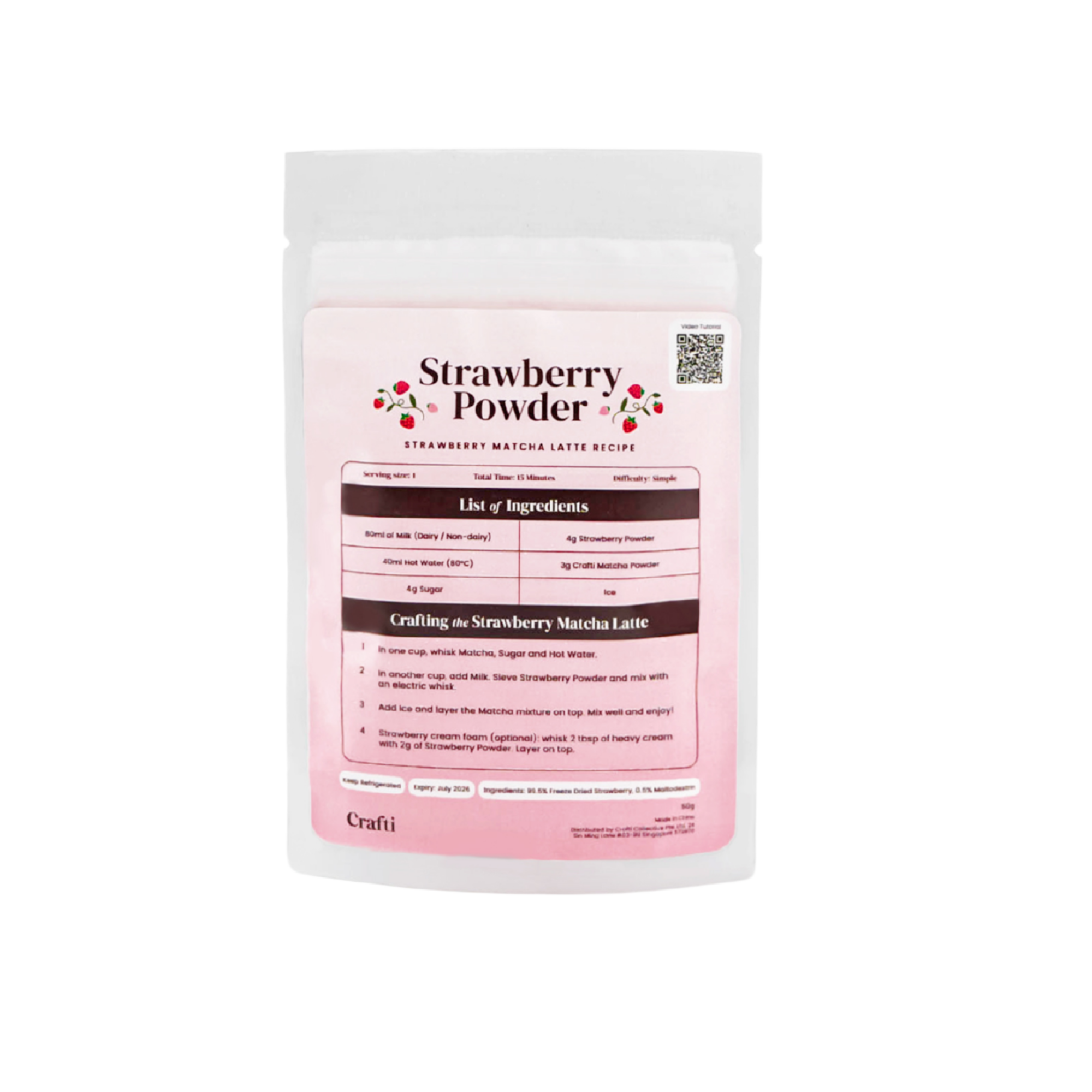 Strawberry Powder 50g